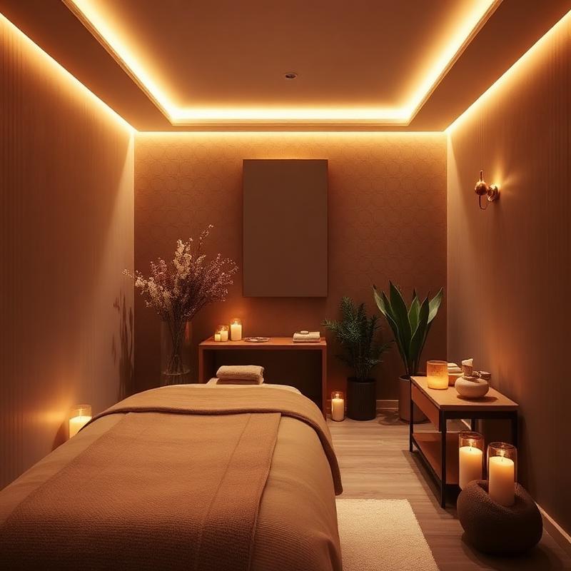 Treatment room interior